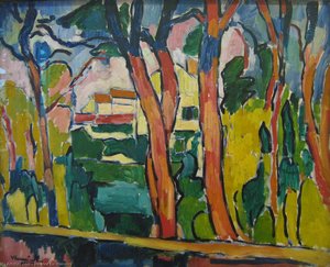 The Red Trees — Maurice De Vlaminck