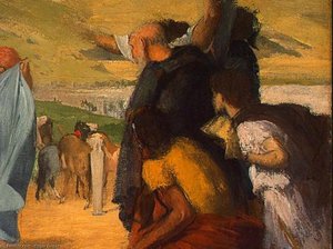 Alexander And Bucephalus, Detalj 4, Ng Wash — Edgar Degas
