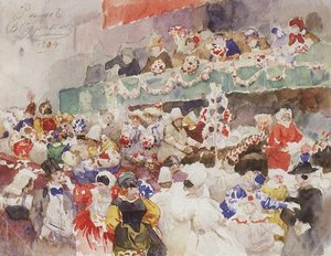 Roman Carnival — Vasily Ivanovich Surikov