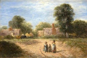 The Farmstead — David Cox The Elder