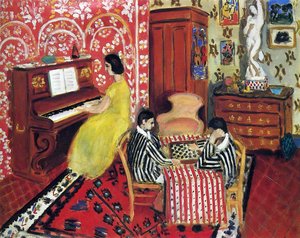 Pianist And Checker Players — Henri Matisse, Fauvism