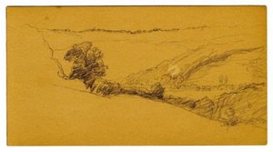 Landscape Sketch 10 — Theodore Clement Steele, Impressionism
