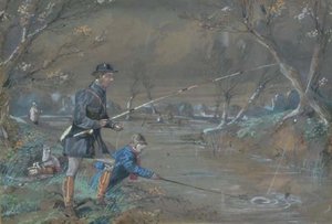 Hooked; And Reeling It In — Samuel Henry Gordon Alken