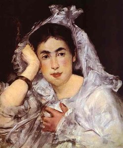Marguerite De Conflans Wearing Hood — Édouard Manet