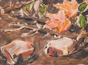 Stones and Maple Leaves