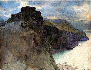 Castle Rock, Lynton, Devon — Sir Edward John Poynter