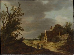 Sandy Road With A Farmhouse — Jan Josephszoon Van Goyen