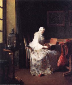The Canary — Jean-baptiste-siméon Chardin