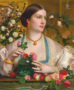 Grace Rose — Anthony Frederick Augustus Sandys, Pre-raphaelite Romanticism