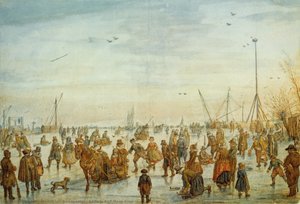 Leben Auf Dem Eise — Hendrick Avercamp