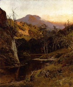 Mount Tamalpias From Lagunitas Creek — William Keith