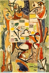 The Tea Cup — Paul Jackson Pollock, Abstract Expressionism