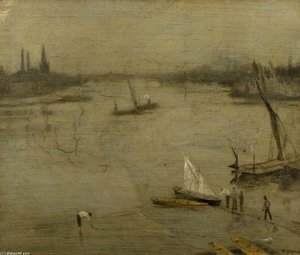 Battersea Reach, Early Morning, London — Walter Greaves