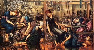 The Garden Court — Edward Coley Burne-jones
