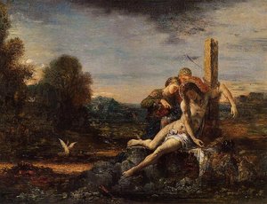 Saint Sebastian Being Tended By Saintly Women — Gustave Moreau