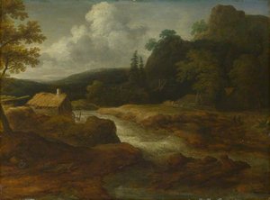 A Saw Mill By A Torrent — Allaert Van Everdingen