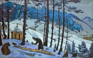 St. Sergius The Buildert — Nicholas Roerich
