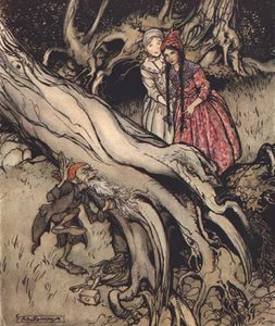 Snow White And Rose Red — Arthur Rackham