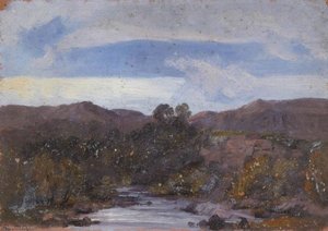 Study For A Mountain River — Thomas Stuart Smith