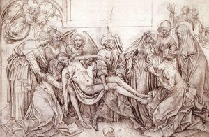 Christ Carried To The Tomb — Rogier Van Der Weyden