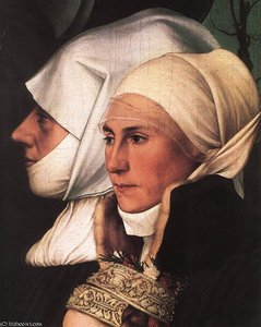 Darmstadt Madonna (detail - ) — Hans Holbein The Younger, Baroque