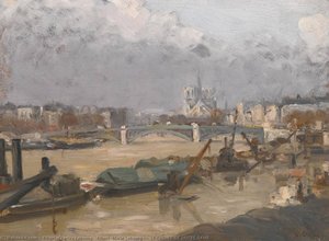Le Chevet De Notre Dame — Albert-charles Lebourg