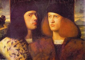 Portrait Of Two Young Men — Giovanni Cariani