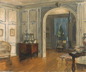 Le Salon Carr De La Villa Trianon — Walter Gay