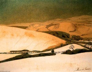 Winter Landscape Near Aberystwyth — Valerius De Saedeleer