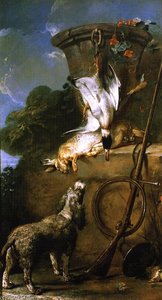 The Water Spaniel — Jean-baptiste-siméon Chardin