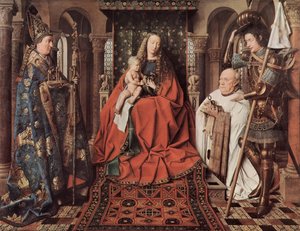 Madonna And Child With Canon Joris Van Der Paele — Jan Van Eyck