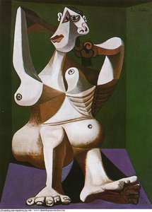 Mujer Peinándose — Pablo Picasso