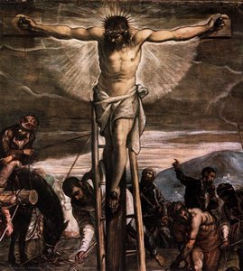 Crucifixion (detail) — Jacopo Tintoretto