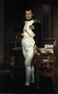 Napoleon In His Study — Jacques-louis David