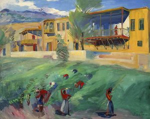 Gathering Of Grapes — Martiros Sarian