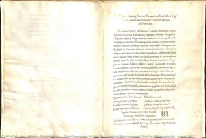 True Genealogy Of The Most Ancient Boncompagni Family Of Bologna Etc: Pages 26-27 — Angelo Boncompagni