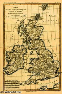The British Isles, Including The Kingdoms Of England, Scotland And Ireland, From 'atlas De Toutes Le — Rigobert Bonne (charles Marie Rigobert Bonne)