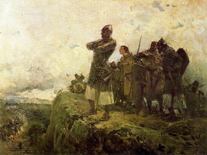 Don Pedro III the Great in the hill of the Paniza 1