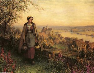 Spring-time — Daniel Ridgway Knight
