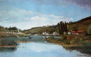 The Marne At Chennevieres — Camille Pissarro