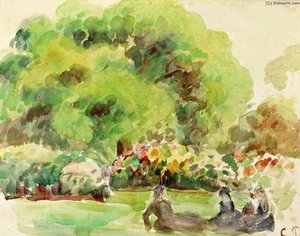 Cagnes Landscape — Camille Pissarro, Impressionism