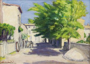 Village Street In Provence — Albert André
