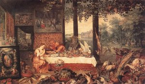The Sense Of Taste — Jan Brueghel The Elder