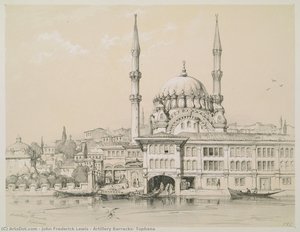 Artillery Barracks, Tophana — John Frederick Lewis
