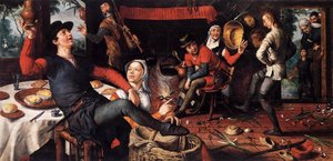 The Egg Dance — Pieter Aertsen, Northern Mannerism