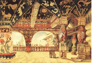 Berendei Palace — Victor Vasnetsov, Romanticism