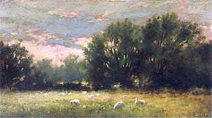 Evening At Lexden, Essex — Ferdinand E Gröne