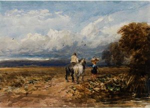The Road By The Moor — David Cox