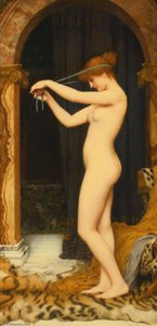 Venus Binding Her Hair — R.b.a John William Godward, Neoclassicism