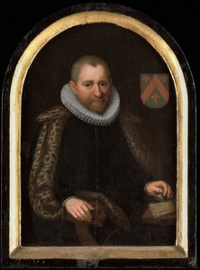 Portrait of Gerrit Willemsz van Schoterbosch (c. 1538-1611), Cornelis Engelsz (attributed to), c. 1620